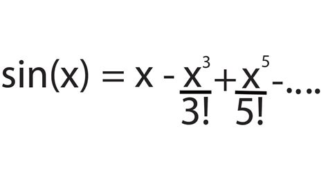 Derivation of the Taylor series expansion for the sine function - YouTube