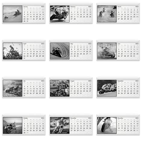 Motorcycle Calendar 2025 - Audrie Michele