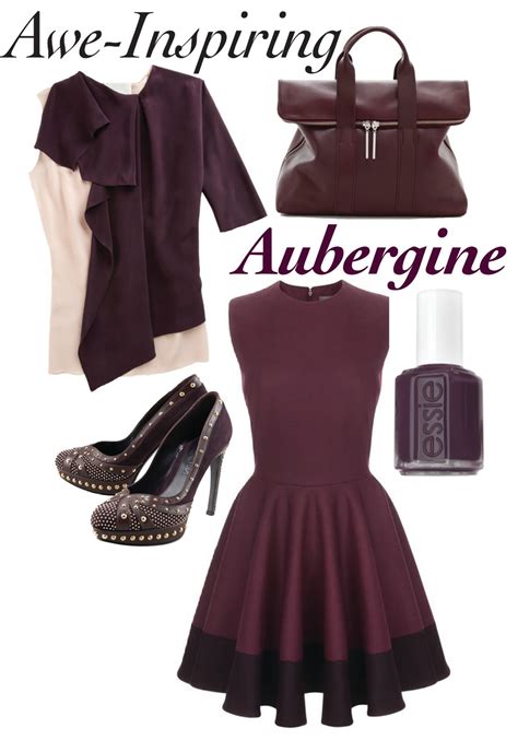 Stylecurated: PICK-A-COLOR \\ AUBERGINE