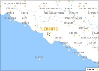 Levanto (Italy) map - nona.net