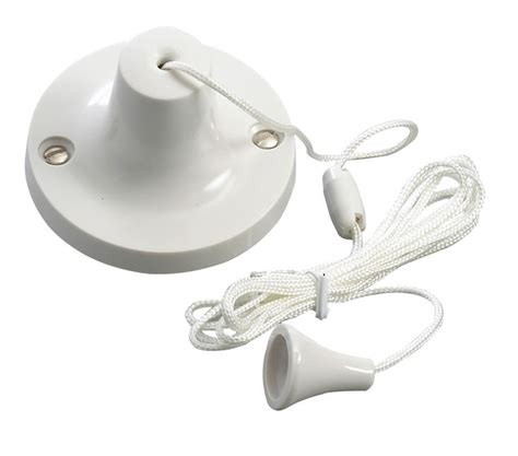 MK 16A 1-Way White Ceiling Pull Switch | Departments | DIY at B&Q | Pull cord switch, B&q, Switch