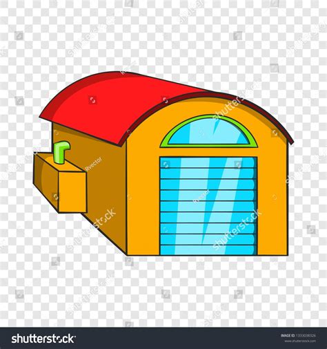 Warehouse icon in cartoon style isolated on background for any web ...