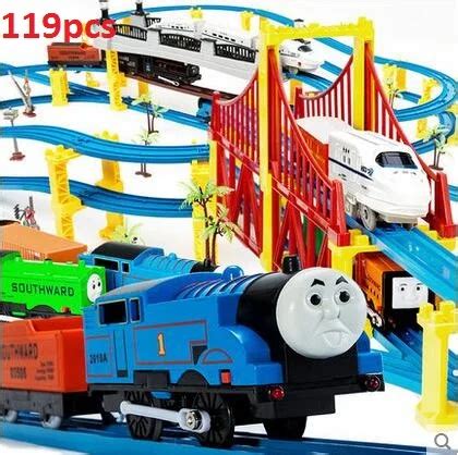 119PCS Big Size Friend Electric Train Set Track Toy for Kids Thomas ...