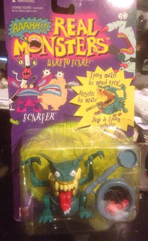 New Nickelodeon Aaahh!!! Real Monsters Scarfer Action Figure Klasky ...