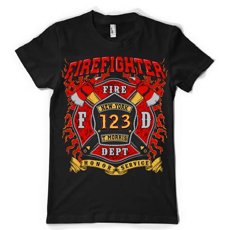 Firefighter Custom t-shirts | Tshirt-Factory