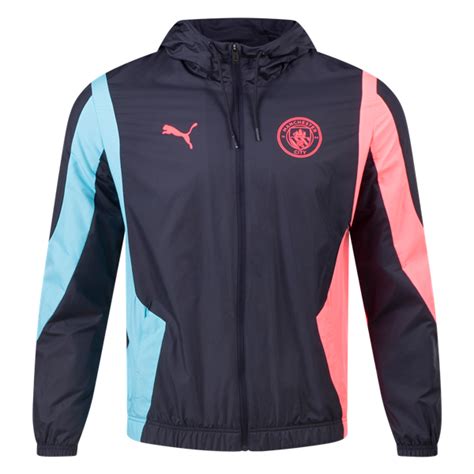 Puma Manchester City Anthem Jacket 23/24 - Navy | World Soccer Shop