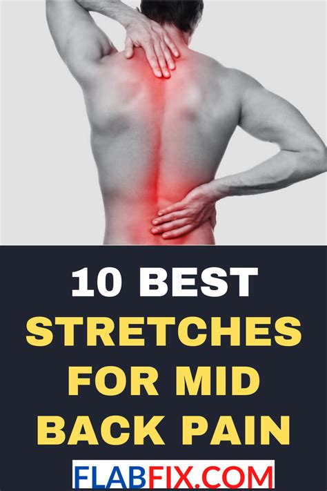 10 Best Stretches for Mid Back Pain - Flab Fix