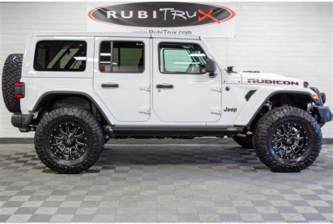 White Lifted Jeep Wrangler