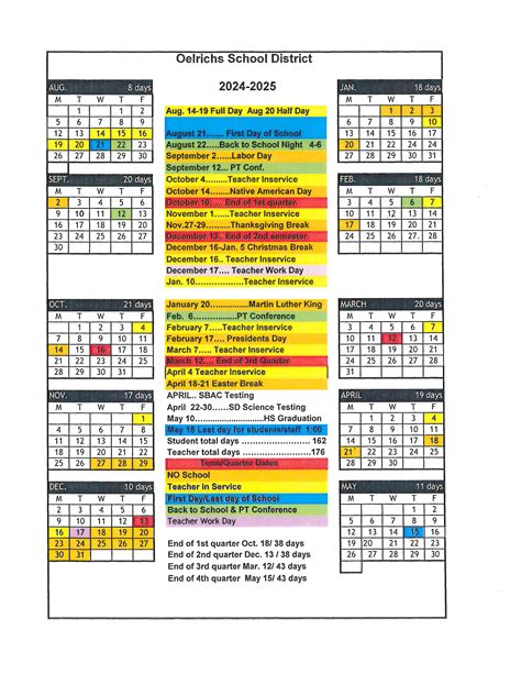 School Calendars