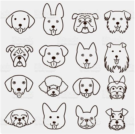 Dog Doodles | Dog line art, Dog line drawing, Dog drawing simple