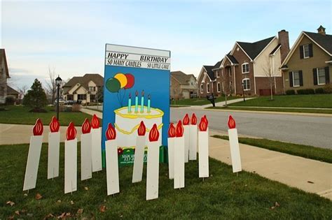 Birthday Lawn Signs on Pinterest | Lawn Sign, Lawn and Toronto | Geburtstagsideen, Geburt