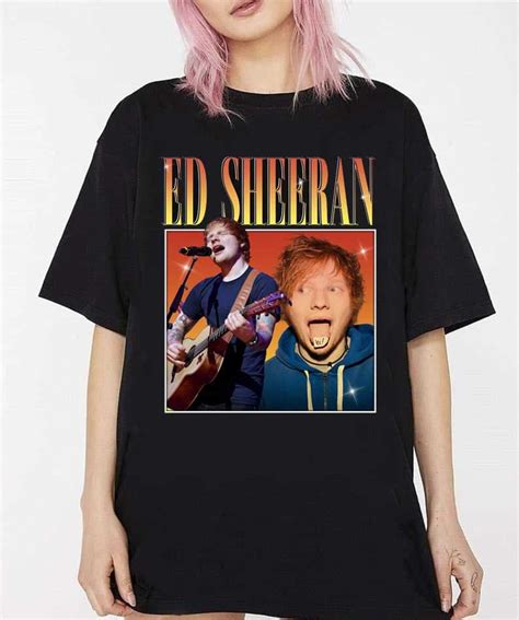 Ed Sheeran Shirt Ed Sheeran Merch Ed Sheeran Bad Habits Ed | Etsy