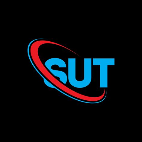 su logotipo. su carta. diseño de logotipo de letra sut. logotipo de iniciales sut vinculado con ...