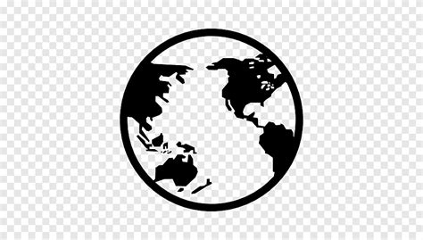 Asia Globe Earth symbol Computer Icons, asia, logo, monochrome png | PNGEgg