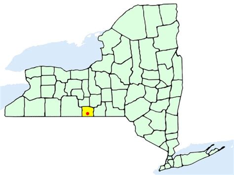 Elmira Ny Zip Code Map - United States Map