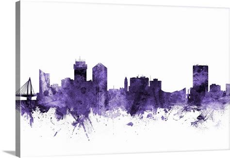 Wichita Kansas Skyline Wall Art, Canvas Prints, Framed Prints, Wall ...