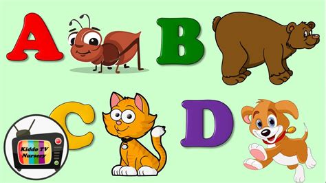 Learn ABC with animal names | New Phonics song | Nursery rhymes ...