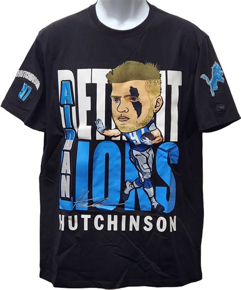 Detroit Lions Pro Standard Hutchinson Tee Black - 197811091218