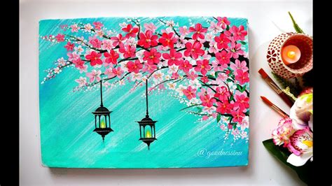 Cherry Blossom Flower Painting