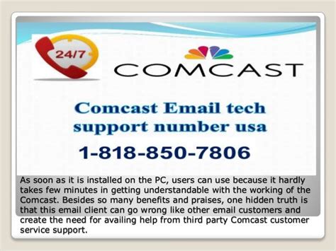 Comcast net customer service telephone number