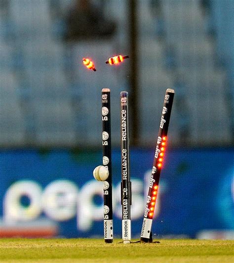 LED stumps and bails in T20 cricket: 10 things you must know - Rediff Cricket