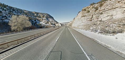 Interstate 70 is a remote scenic drive in Utah