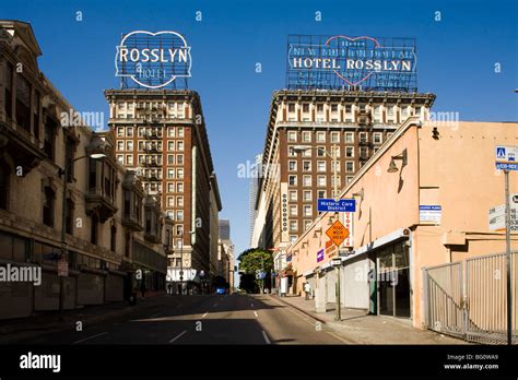 Rosslyn Hotel, downtown, Los Angeles, California, United States of ...