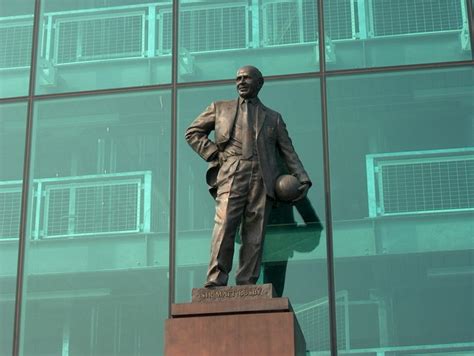 Sir Matt Busby's Statue, Old Trafford © Paul Thomson cc-by-sa/2.0 ...