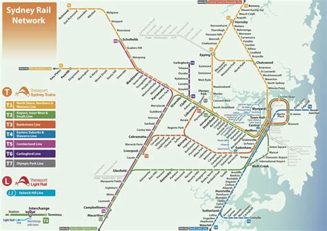 Unofficial Map: Sydney Rail Network (Trains and... - Transit Maps