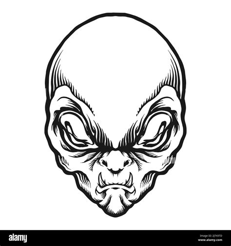 Alien Predator Silhouette Clipart Vector illustrations for your work ...