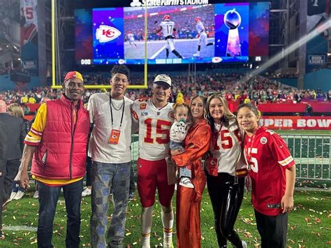 How did Patrick Mahomes' family celebrate Super Bowl LVII? Brittany and ...