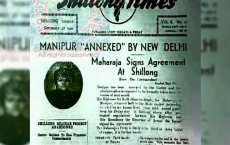 Manipur Merger Agreement 1949 (Full Text)