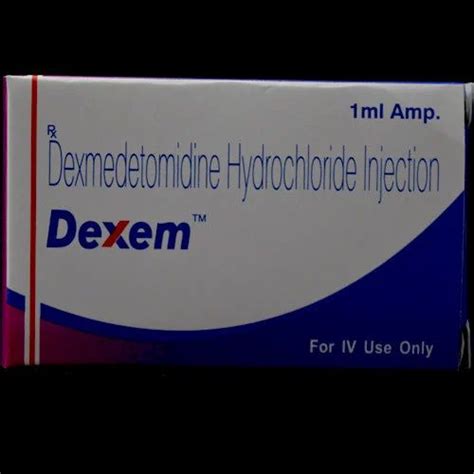 Dexmedetomidine Hydrochloride, For IV use Only, Packaging Type: Box at ...