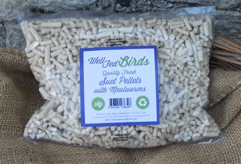 Suet Pellets With Mealworms – WELL FED BIRDS