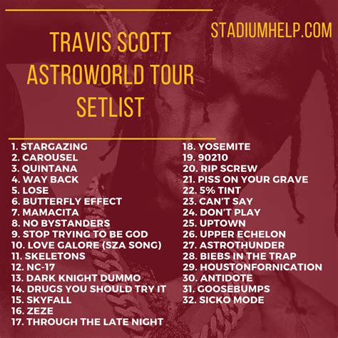 Travis Scott Tour Travis Scott Travis Scott Astroworld Travis Scott Tour Travis Scott Burger How ...