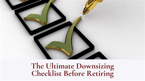 The Ultimate Downsizing Checklist Before Retiring | Phillips Financial