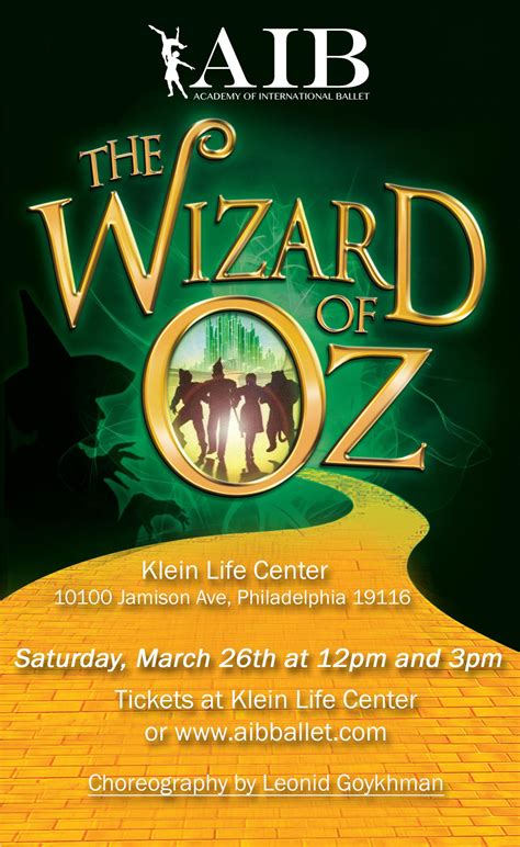 Wizard of Oz Tickets in Philadelphia, PA, United States