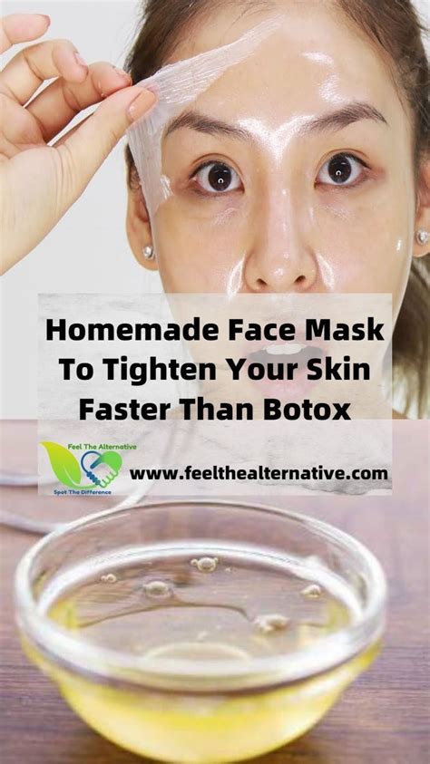 Homemade Face Mask To Tighten Your Skin Faster Than Botox | Skin care wrinkles, Face mask ...