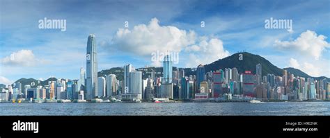 Skyline of Hong Kong Island, Hong Kong, China Stock Photo - Alamy