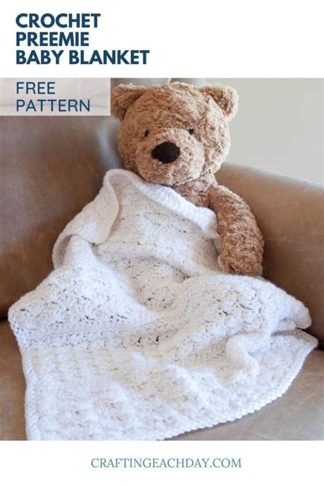 Free Crochet Preemie Blanket Pattern - Crafting Each Day