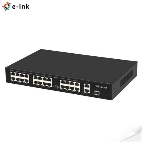 Rack Mount 16 Port 10gb PoE Switch SFP Ethernet for cCTV