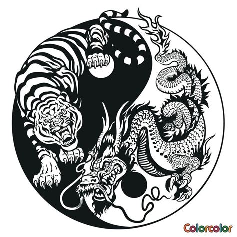 Pin de Julie em coloring | Tatuagem de dragão chinês, Tatuagem de dragão, Dragões