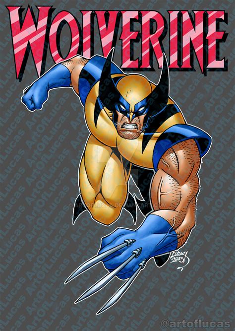 Wolverine 2023 6-22 COLORED wm by artoflucas on DeviantArt