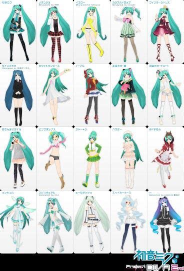 Vocaloid miku outfits | Hatsune miku outfits, Hatsune miku costume ...