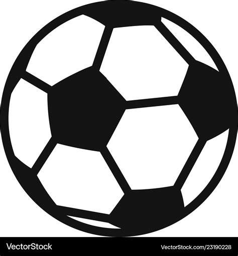 Soccer ball icon Royalty Free Vector Image - VectorStock