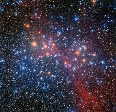 Star Cluster NGC 3532 - A Colorful Gathering of Middle-Aged Stars