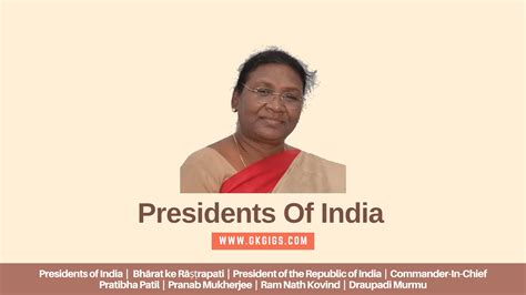 Current President Of India 2024 - Livvy Quentin