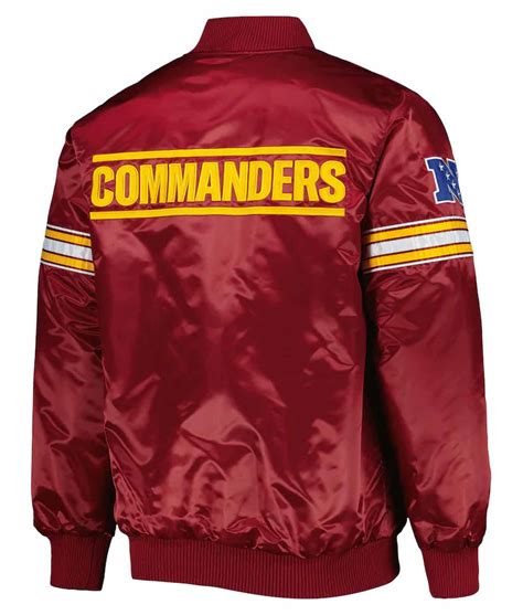 Starter Burgundy Washington Commanders The Pick and Roll Jacket ...