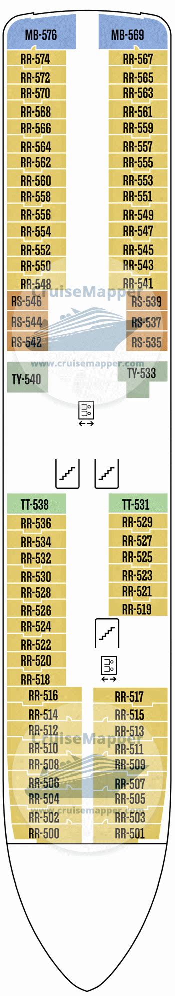 MS Roald Amundsen deck 5 plan | CruiseMapper