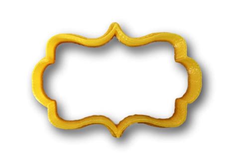 Plaque shape 2 Cookie Cutter – Arbi Design - CookieCutz